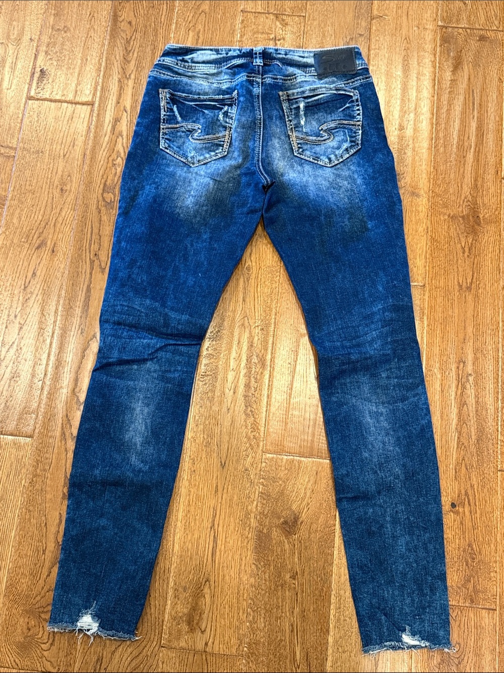 Silver Elyse Mid Skinny jeans